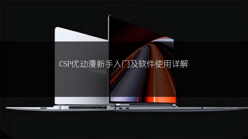 CSP优动漫新手入门及软件使用详解