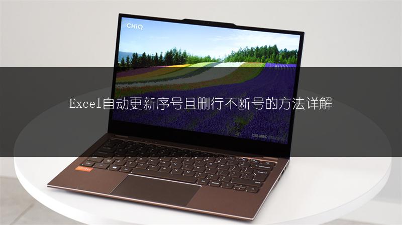 Excel自动更新序号且删行不断号的方法详解