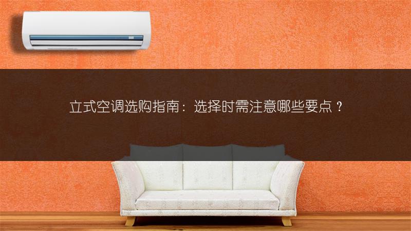 立式空调选购指南：选择时需注意哪些要点？